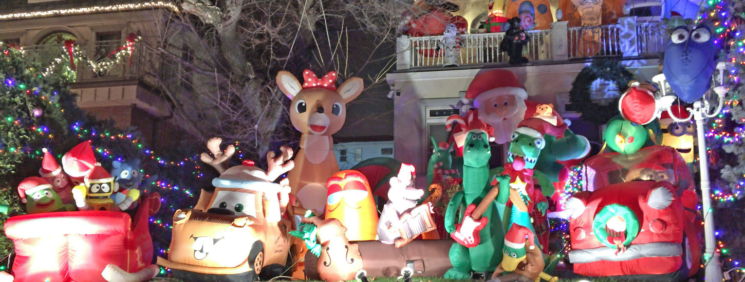 楽天市場】リース型 ポーチ Dazzling Christmas in New York